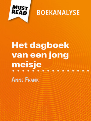 cover image of Het dagboek van een jong meisje van Anne Frank (Boekanalyse)